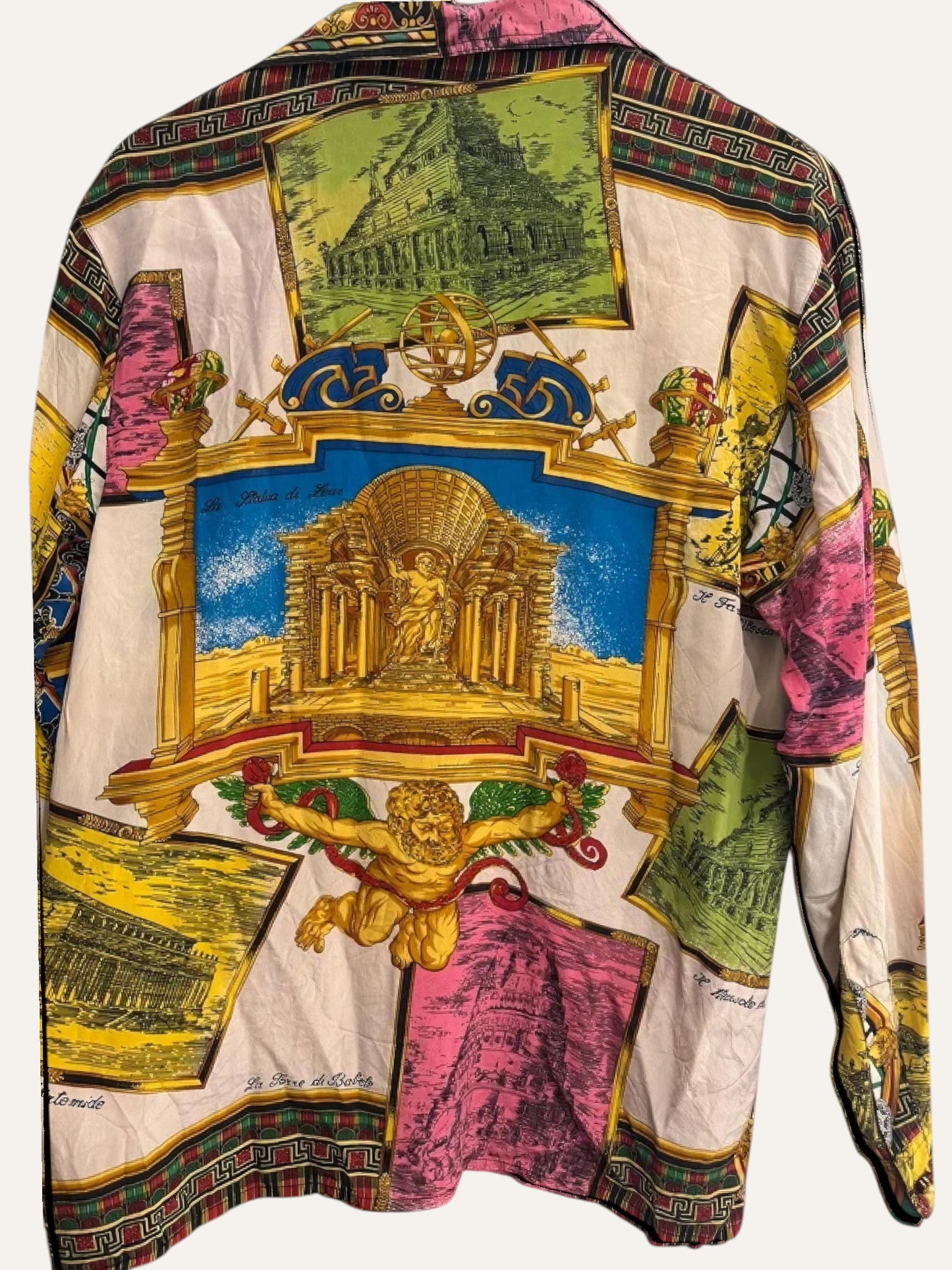 Mazzini Pure Silk Italian Grand Tour Shirt