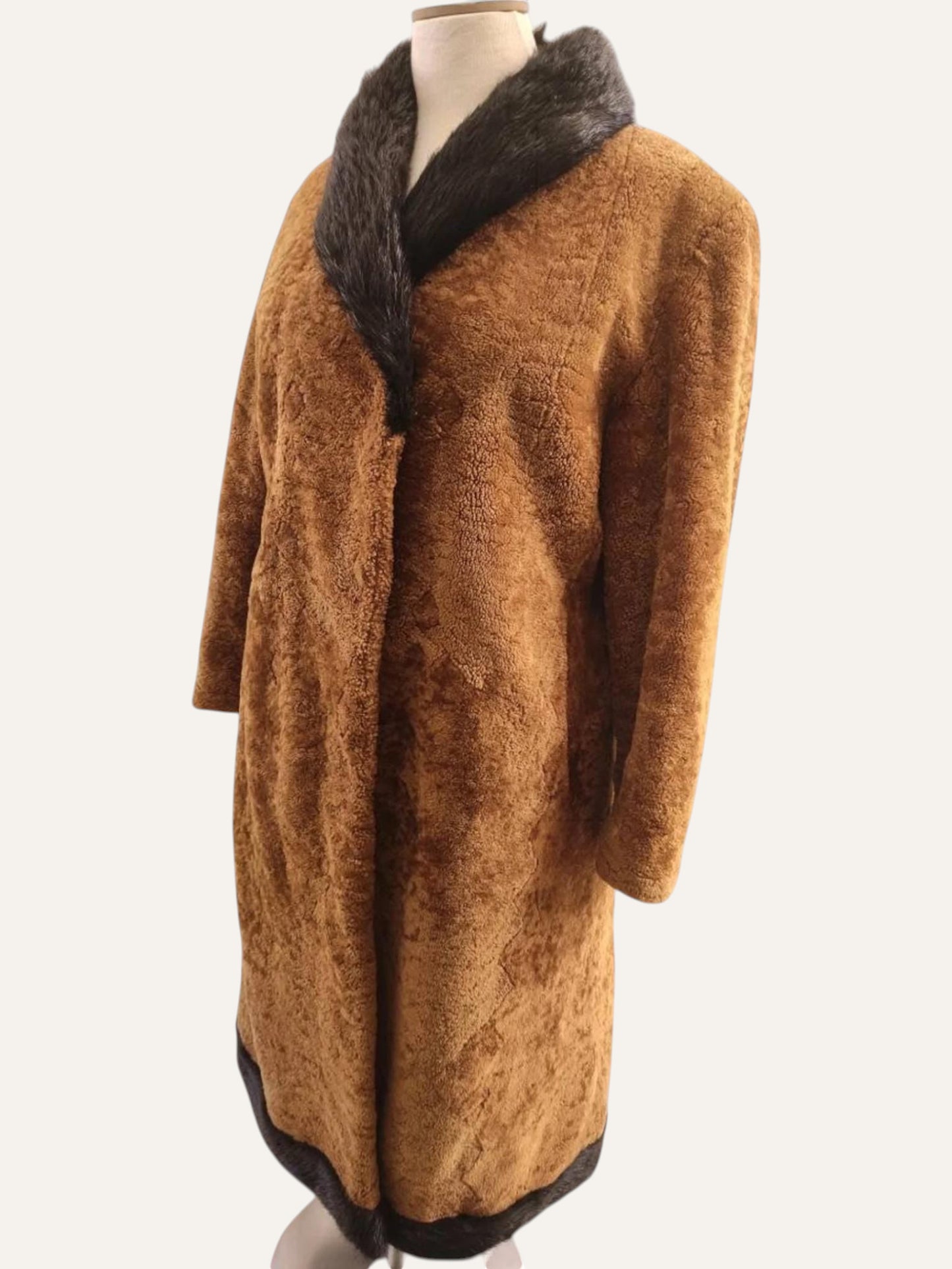 Persian Lamb Natural Fur Coat