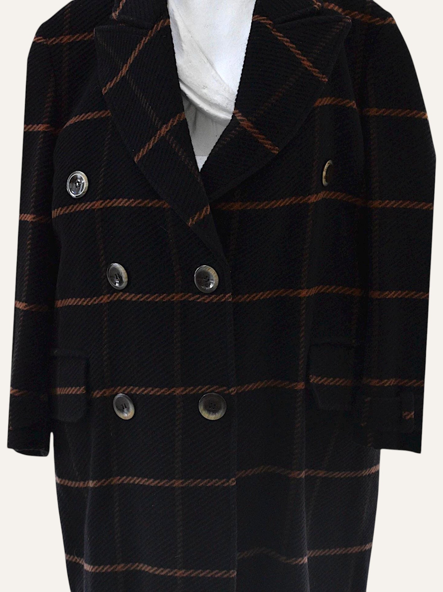 Giorgio Armani 1980s Double Breasted Overcoat