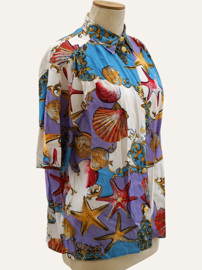 Starfish Print Blouse