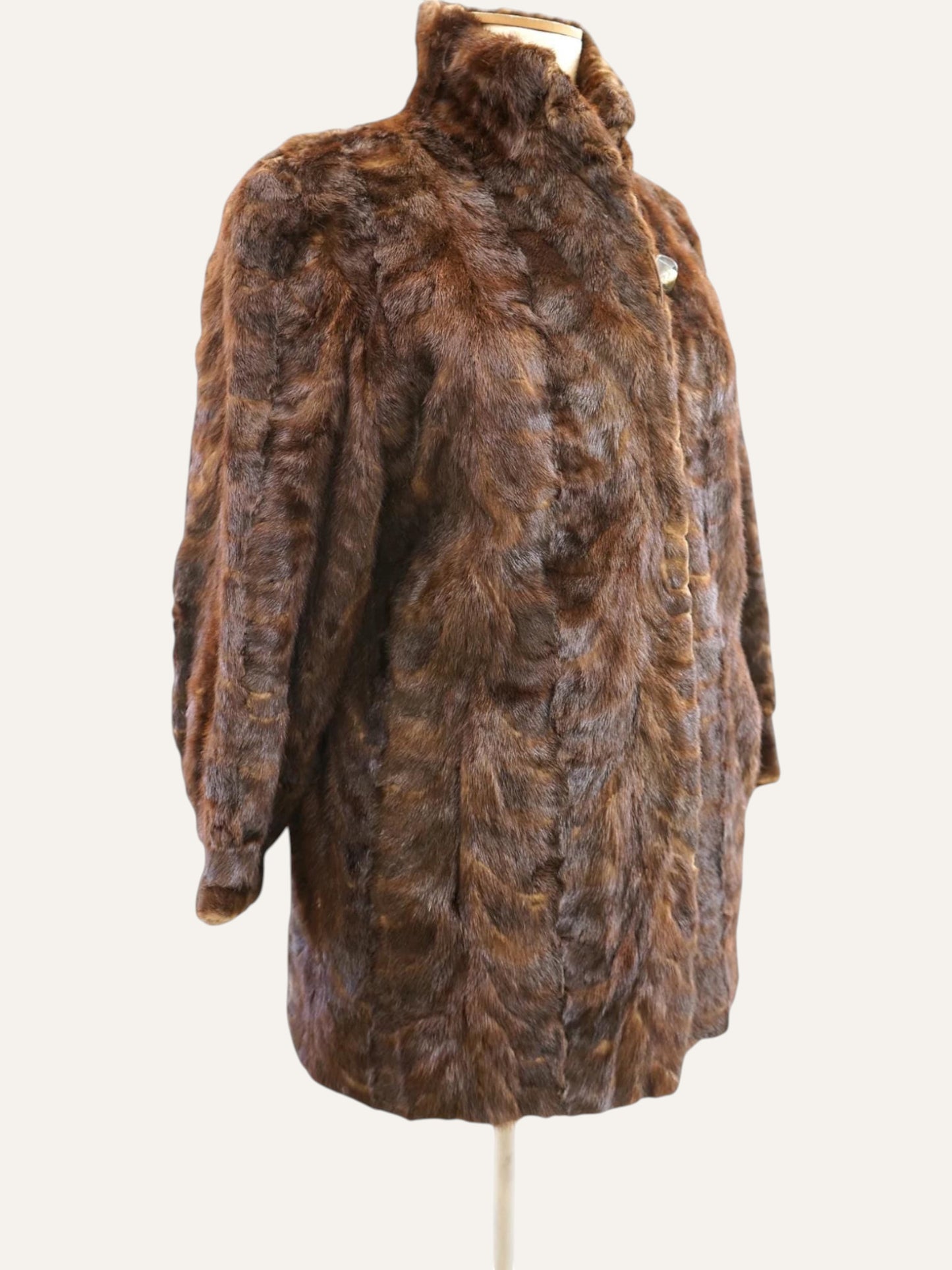 1990's Soft Real Fur Coat