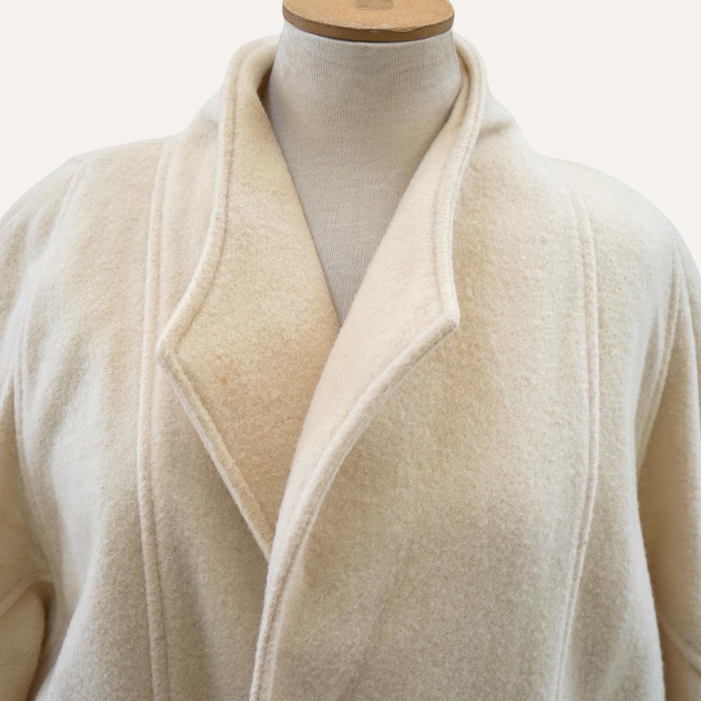 Made in England Pure Wool Cocoon Coat