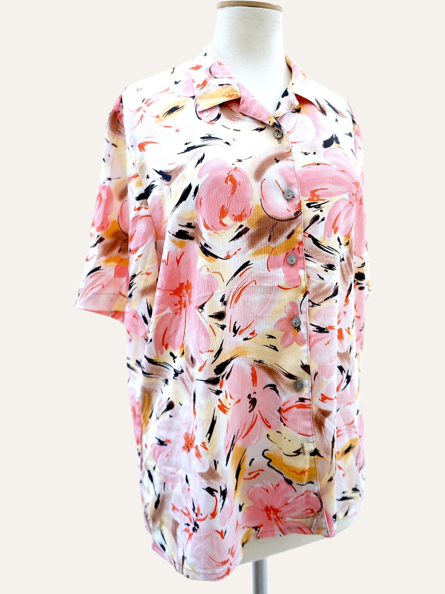 Alia Painterly Floral Blouse