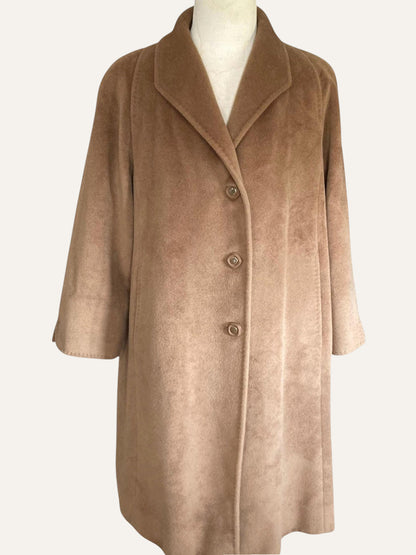 Piacenza 1733 Santina Rovello Brushed Wool Swing Coat