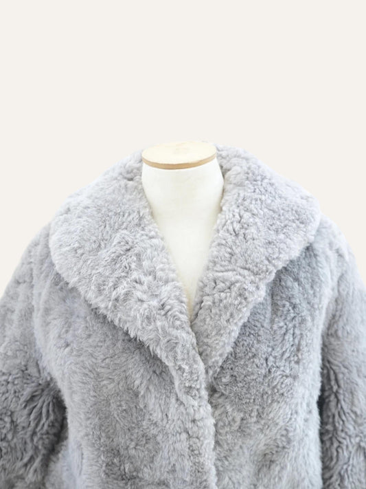 Vintage Chunky Shearling Overcoat
