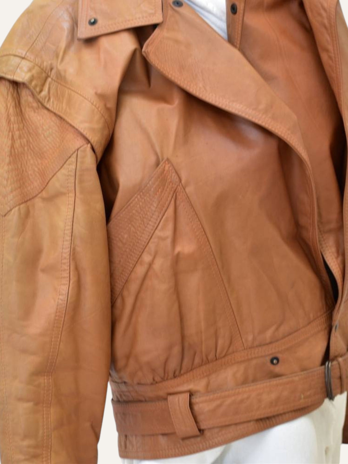 Real Leather Biker Jacket