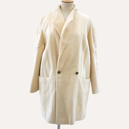 Made in England Pure Wool Cocoon Coat