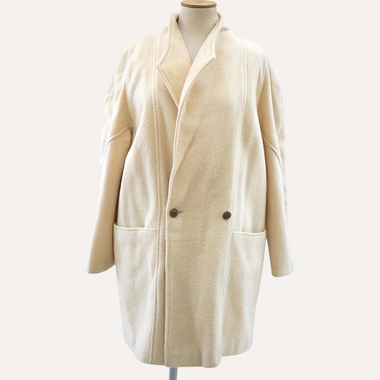 Made in England Pure Wool Cocoon Coat