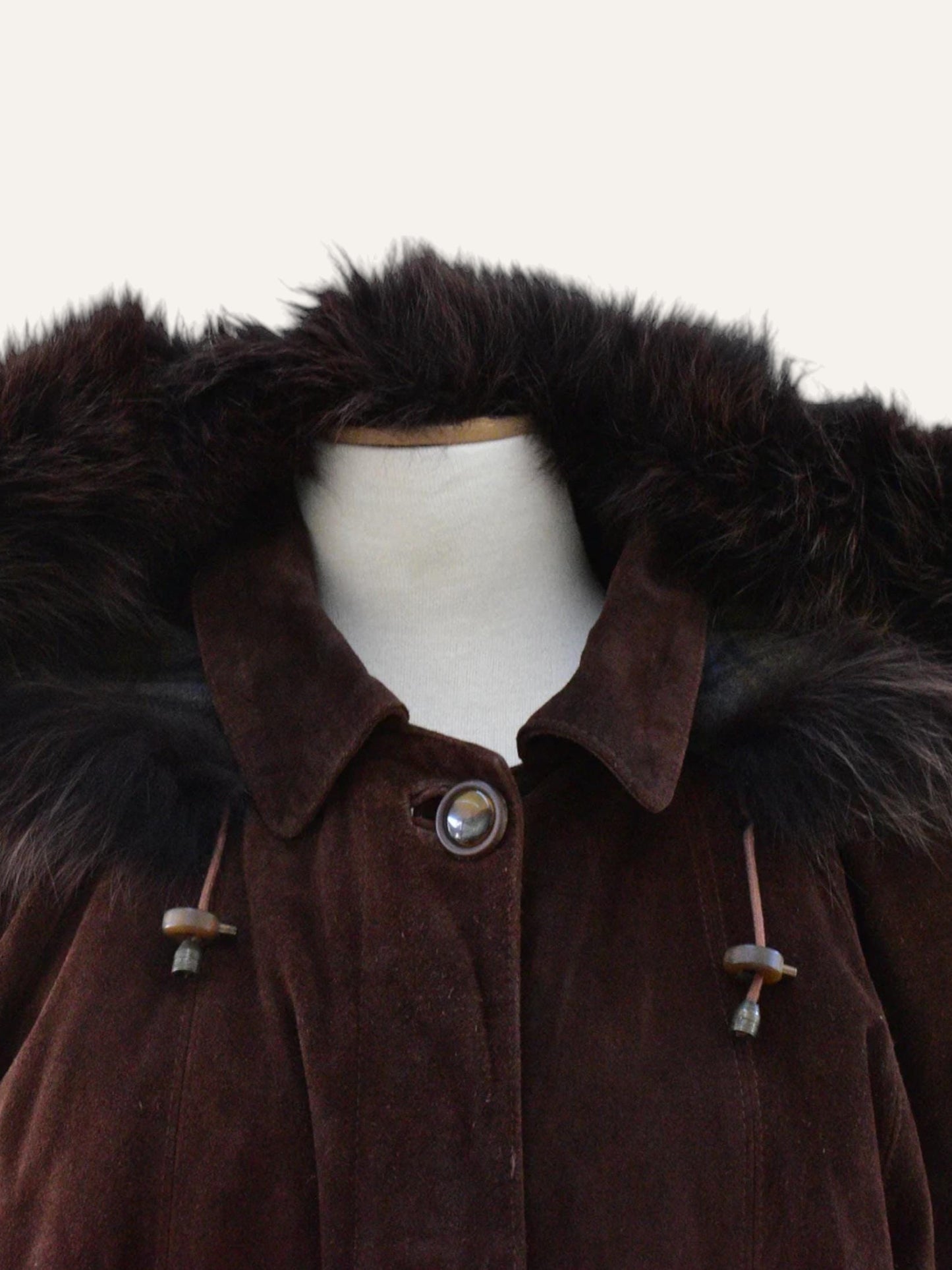 Genuine Suede Real Leather Coat