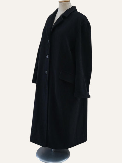 Y2k Cashmere & Wool Full Length Coat