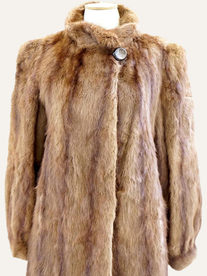 Barbini Pelliccerie Roma Fur Coat in Cognac