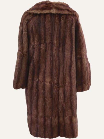Toffee Long Fur Coat