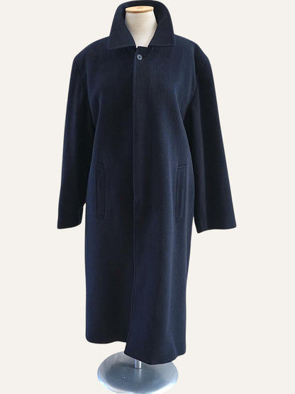 Profilo raglan coat, side view