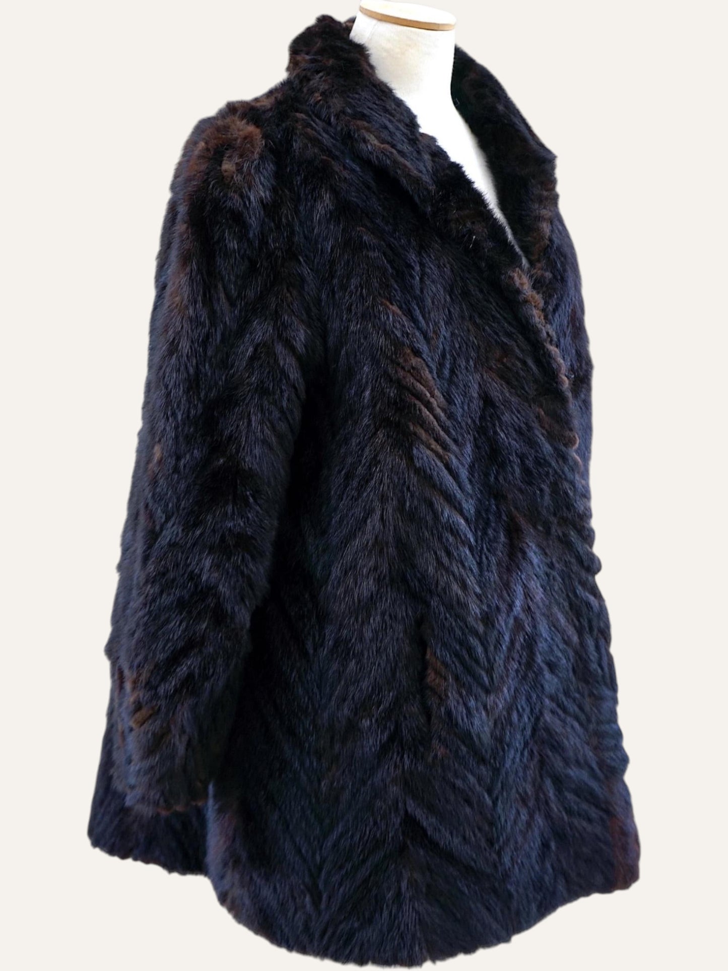 Minimalist Real Fur Coat