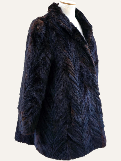 Minimalist Real Fur Coat