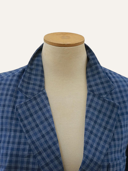 Ermenegildo Zegna Tessuto Gingham Check Blazer