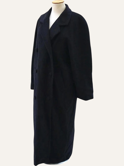 Novelti Double-Breasted Wool Maxi Coat