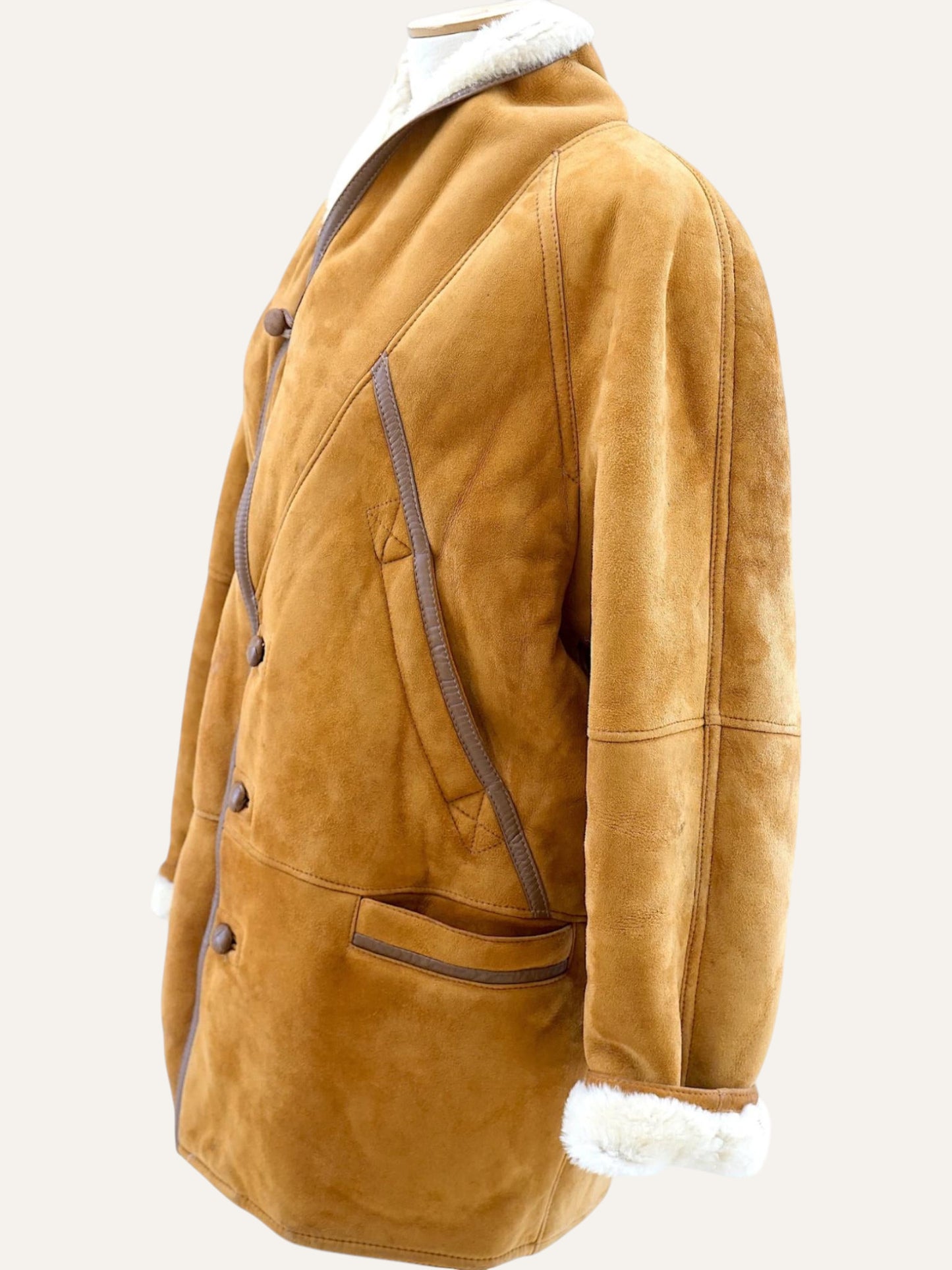 Mabrun Original Caramel Shearling Coat