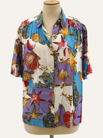 Starfish Print Blouse