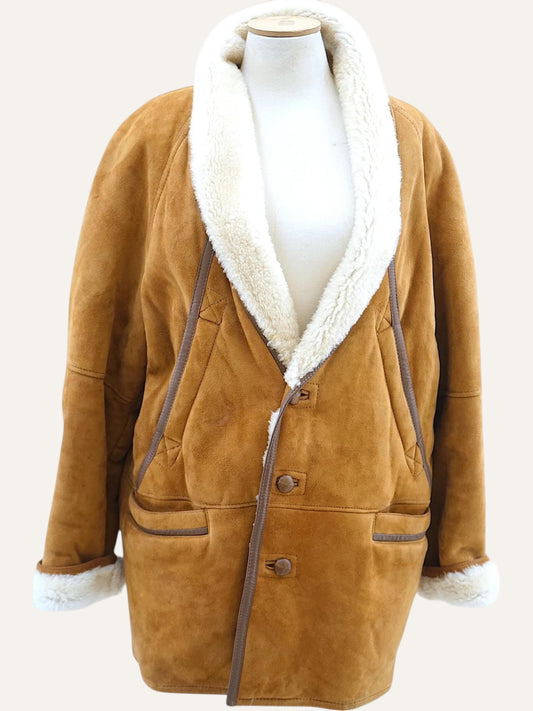 Mabrun Original Caramel Shearling Coat
