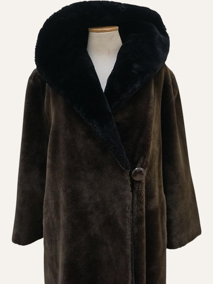 La Babilana Faux Fur Maxi Coat