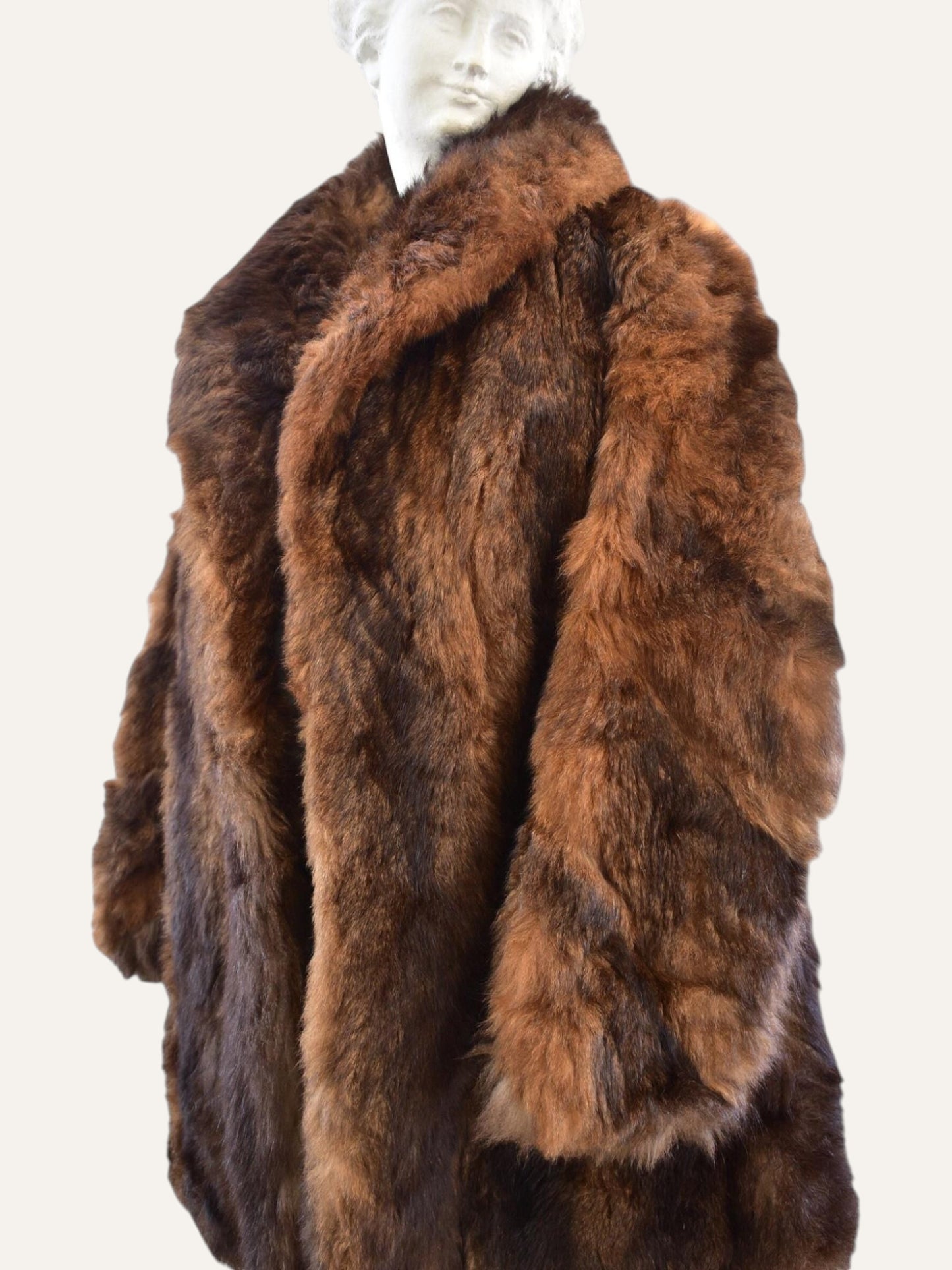 Firenze Ombre Swing Fur Coat