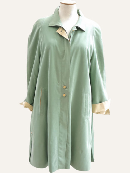 Vintage Relaxed Wool Trench Coat